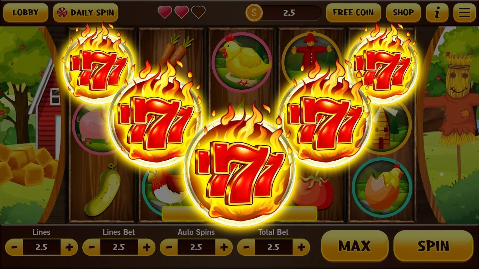 Hình ảnh máy slot game với các biểu tượng quay số đầy màu sắc và hiệu ứng ánh sáng rực rỡ.