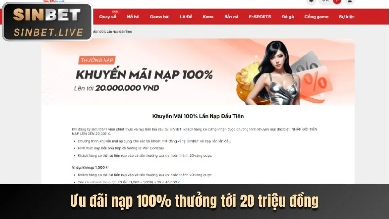 Hình ảnh đánh giá chi tiết Sinbet và Gnbet